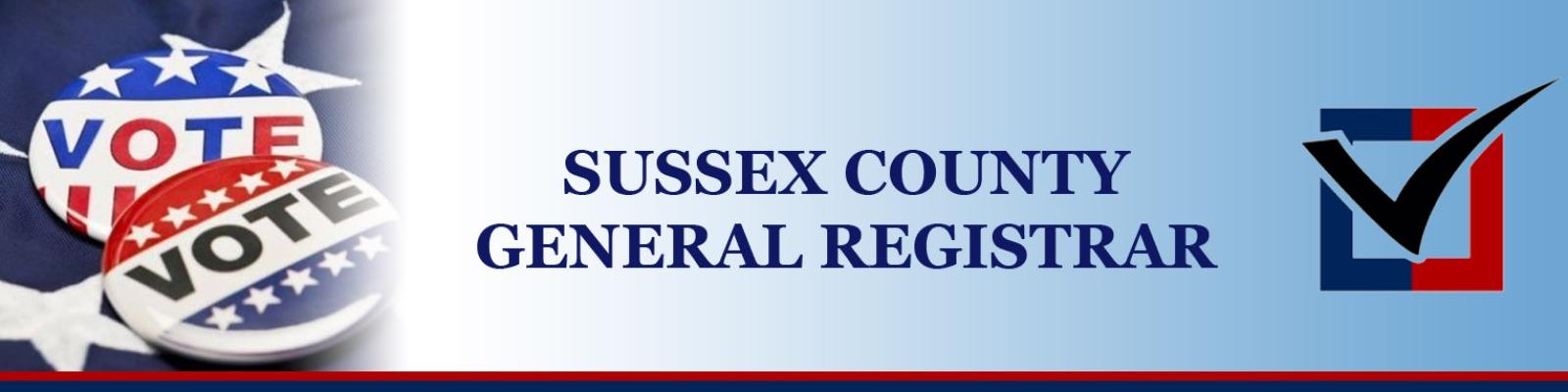 Sussex County General Elections