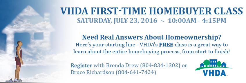 VHDA First-time Homebuyer Class